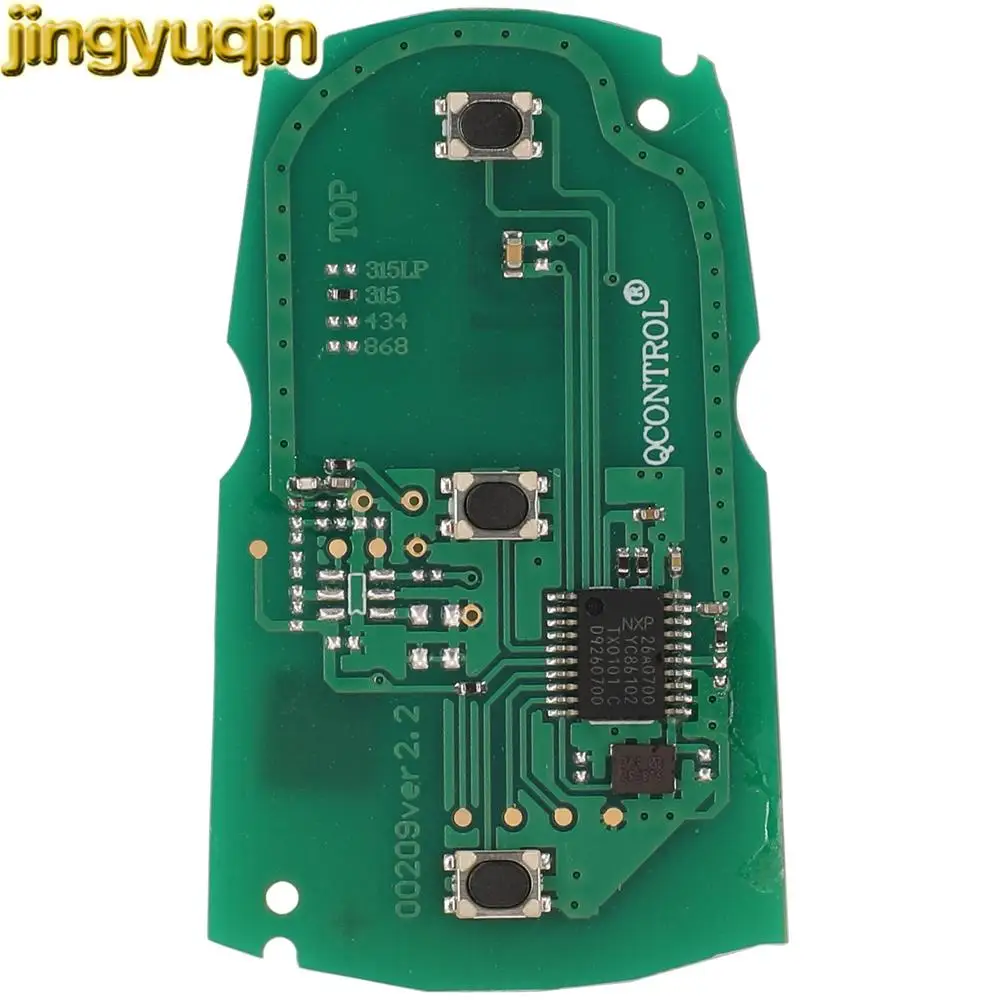 Jingyuqin Remote Car Key Circuit Board 315/433/868MHz PCF7953 FSK For BMW 1 3 5 7 Series CAS3 System X5 X6 Z4 HalfSmart 3BTNS