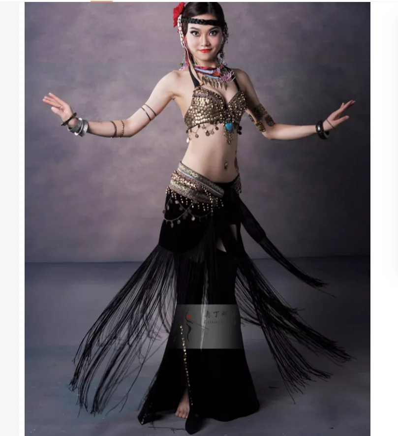 Exotic tribal stage costumes, sexy belly dance performances, women\'s clothing