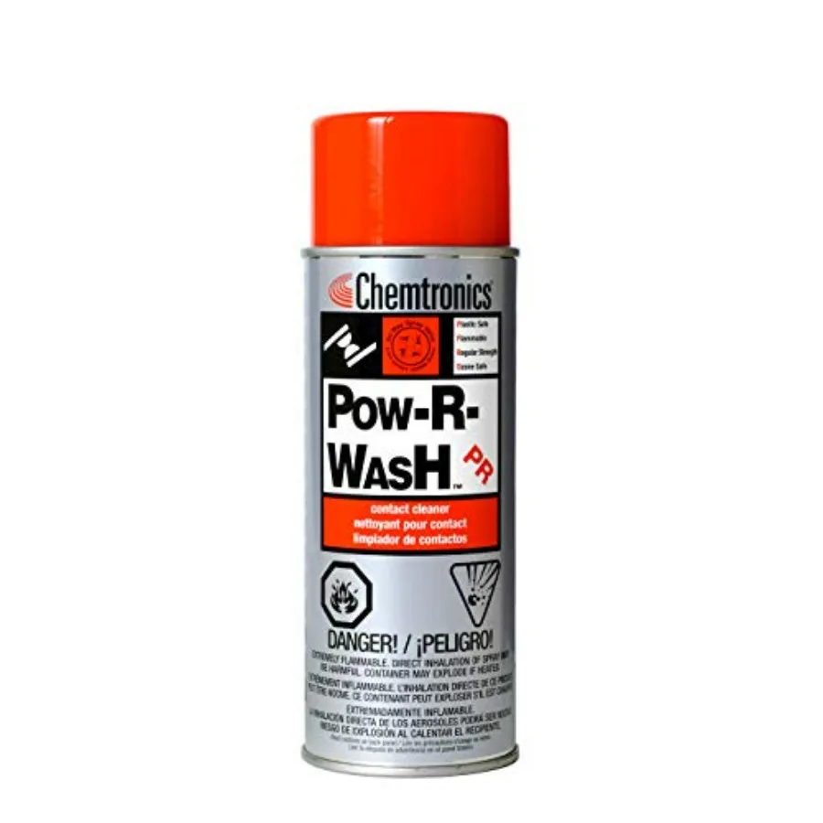 

Спрей-очиститель Pow-R-Wash для электроники, 340 г, аэрозольный баллончик, для электронных устройств, негорючая формула, быстросохнущий