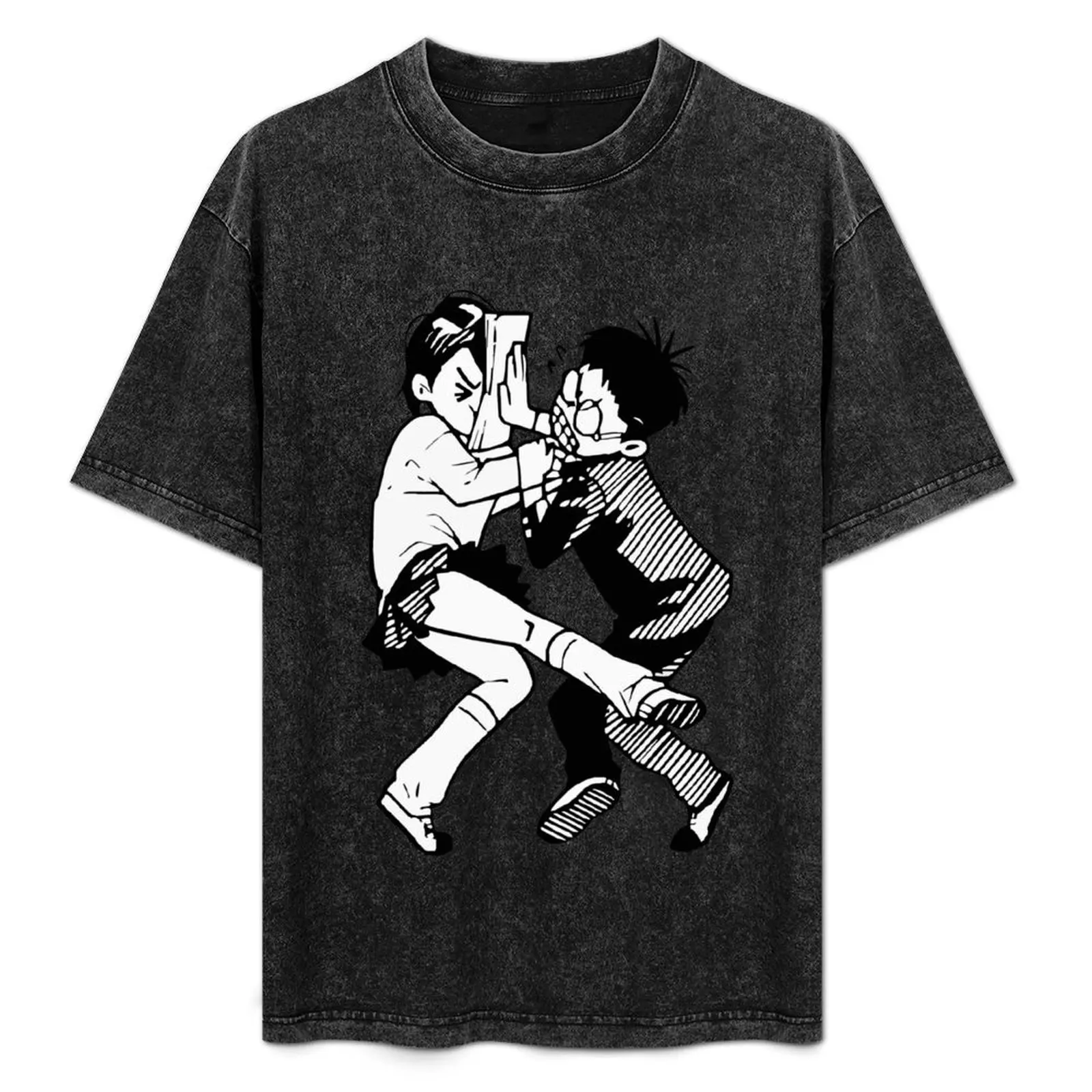 

Okarun & Momo Dandadan T-Shirt Plus Size Solid Color T-Shirt
