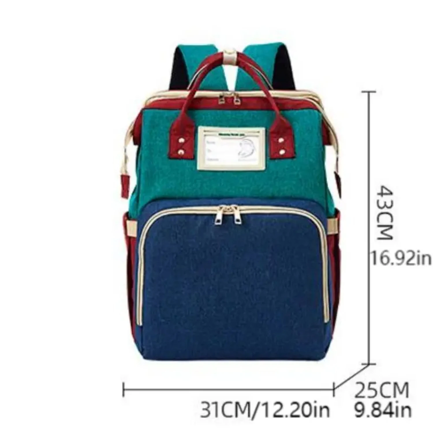 A Must-have Stylish Large Capacity Foldable Multifunctional Baby Bed with Convenient Shoulder Handle - Perfect Mummy Bag for Bus