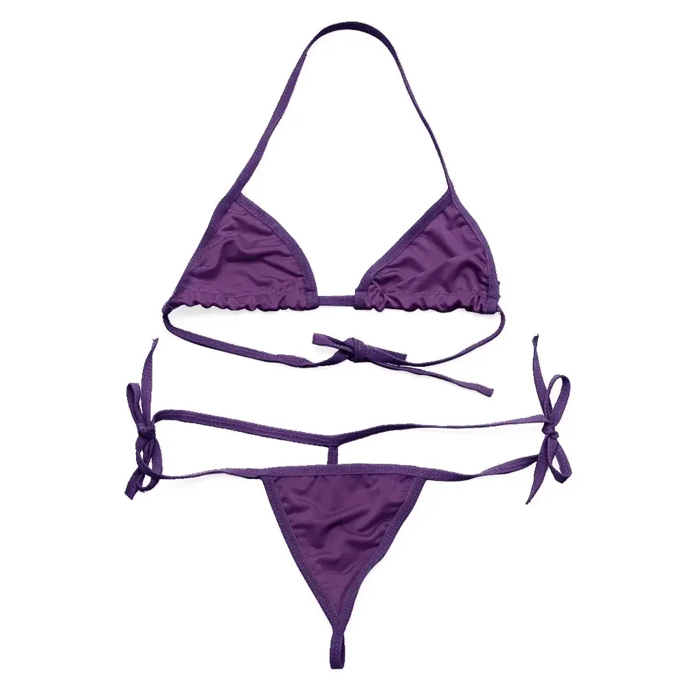 

Woman Tie Backless Adjustable Bralette Underwear Bra Set Panties