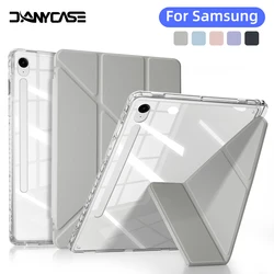 For Samsung Galaxy Tab Case for S9 S9FE 11inch S9 Plus 12.4in A9 8.7in A9 Plus 11in Magnetic Y-type Case With Pen Slot