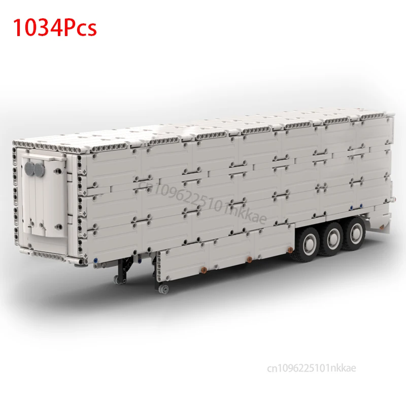 Aangepaste MOC Heavy Duty Technische 4x4 of 6x4 Tractor eenheid Oplegger Container Bouwstenen DIY Voertuig Bakstenen Speelgoed Geschenken