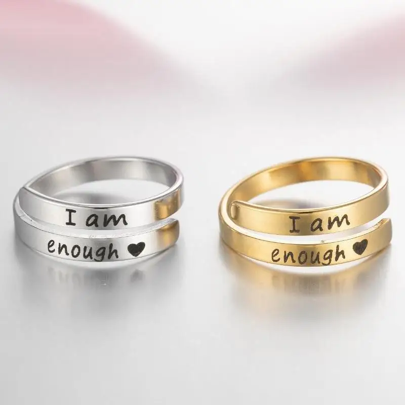 10 Pieces Stainless Steel Retro Open Ring Adjustable Size Multi Layer Ring Fashion Jewelry for Women