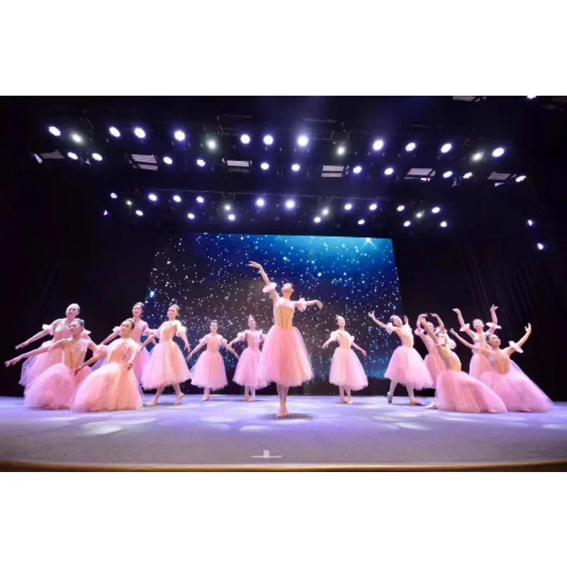children's-tutu-swan-lake-performance-suit-green-puffed-gauze-skirt-adult-long-skirt-dance-suit