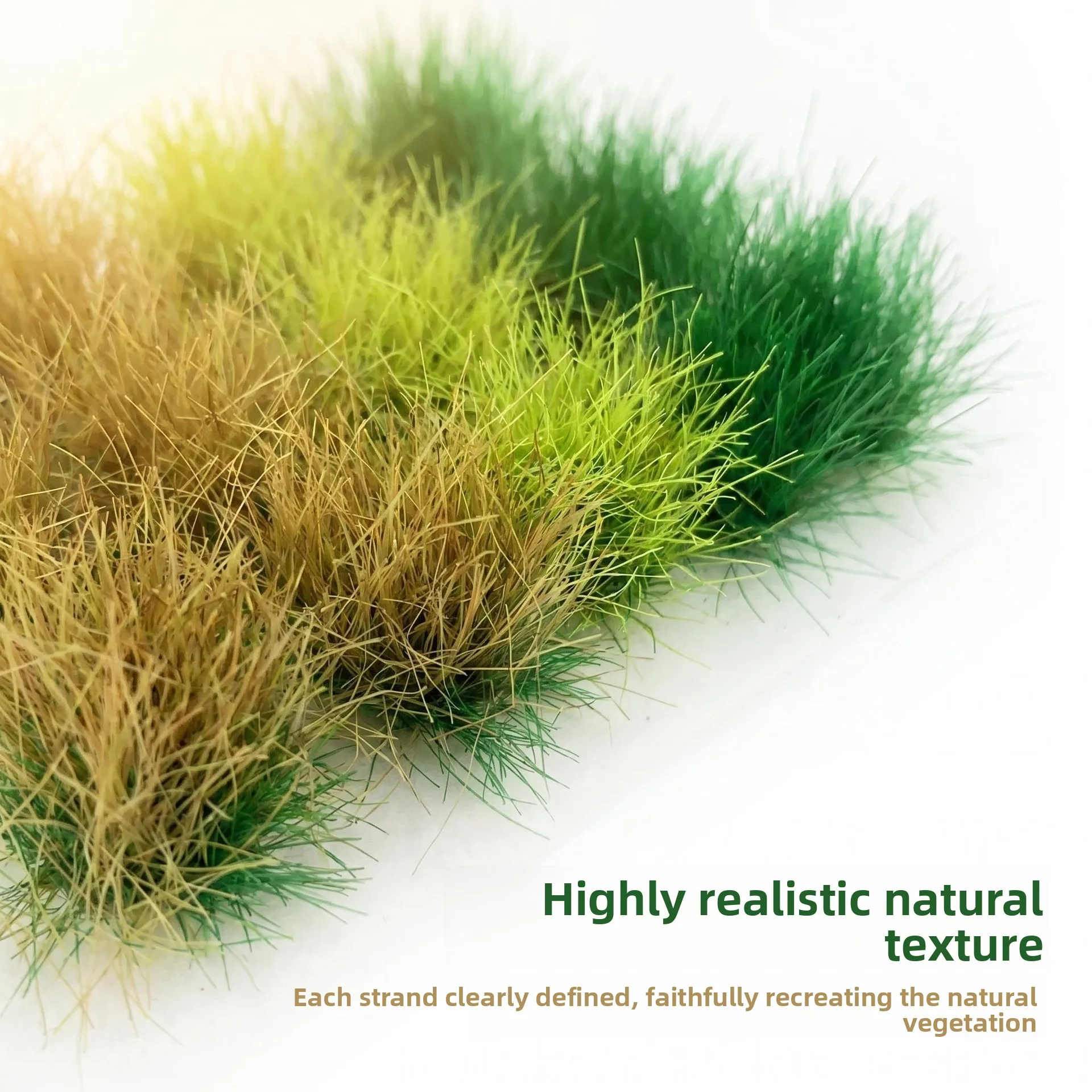 22MM high grass cluster scene model DIY material military sand table train scenery war game static grass cluster