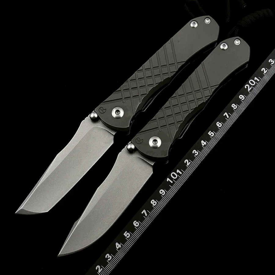 

OK- Chris Reeve Umnumzaan Titanium Handle Double Row Ceramic Bearing Camp Hunt Fishing Outdoor S35vn EDC Tool Folding Knife