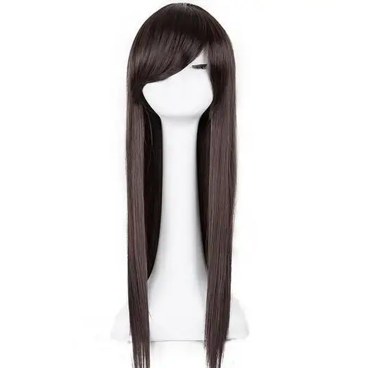 Synthetic Hair Heat Resistant Fiber Long Straight Blonde Wigs Cosplay Costume Carnival Halloween Party Women Hairpiece