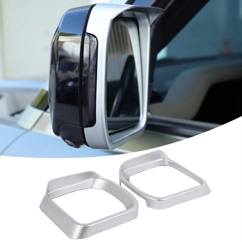 For Land Rover Defender 110 2020-2026 Car Side Rearview Mirror Covers Rain Eyebrow Frame Decorate Trim Sticker Auto Accessories