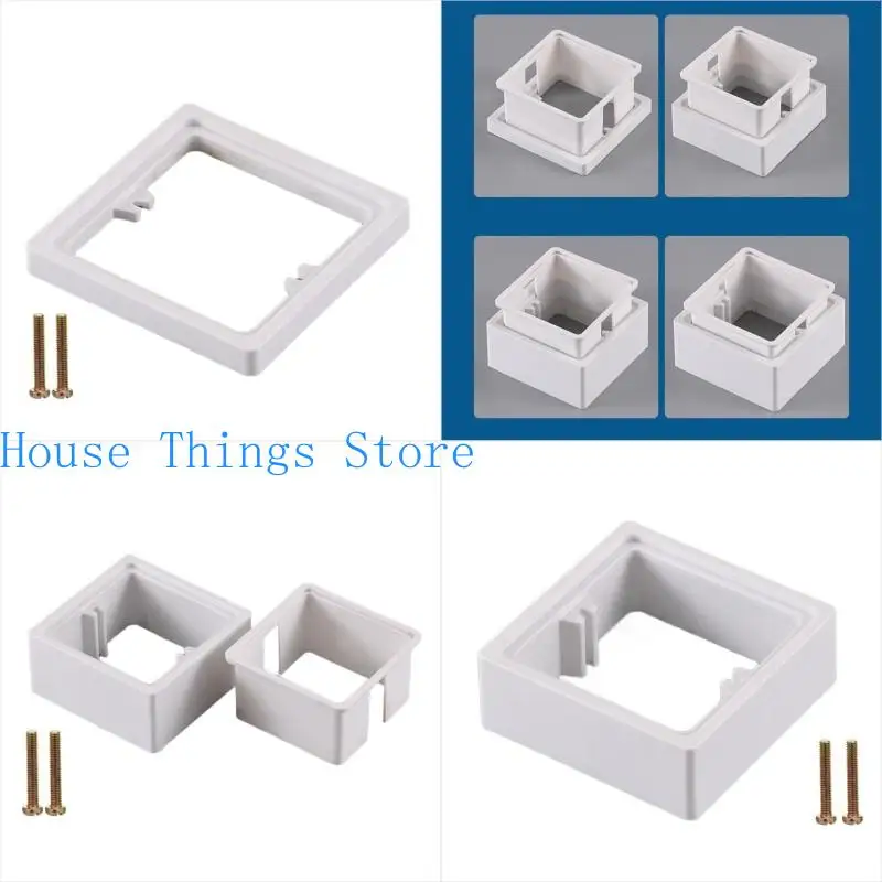 Single Socket Spacer Electric Box Extender Single Gang Receptacle Outlet Box Extenders Outlet Extension Box Enduring