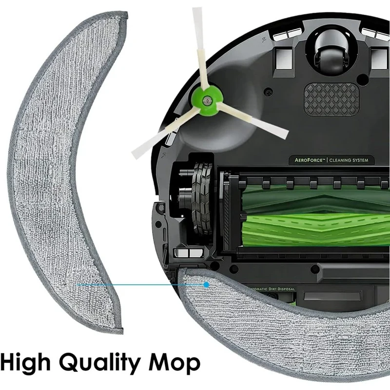 3 Pack Mop Pads Parts Accessories For Irobot J7+ Combo Robotic Reusable Hard Floor Cloth Expert Wet Microfiber Soft Pad