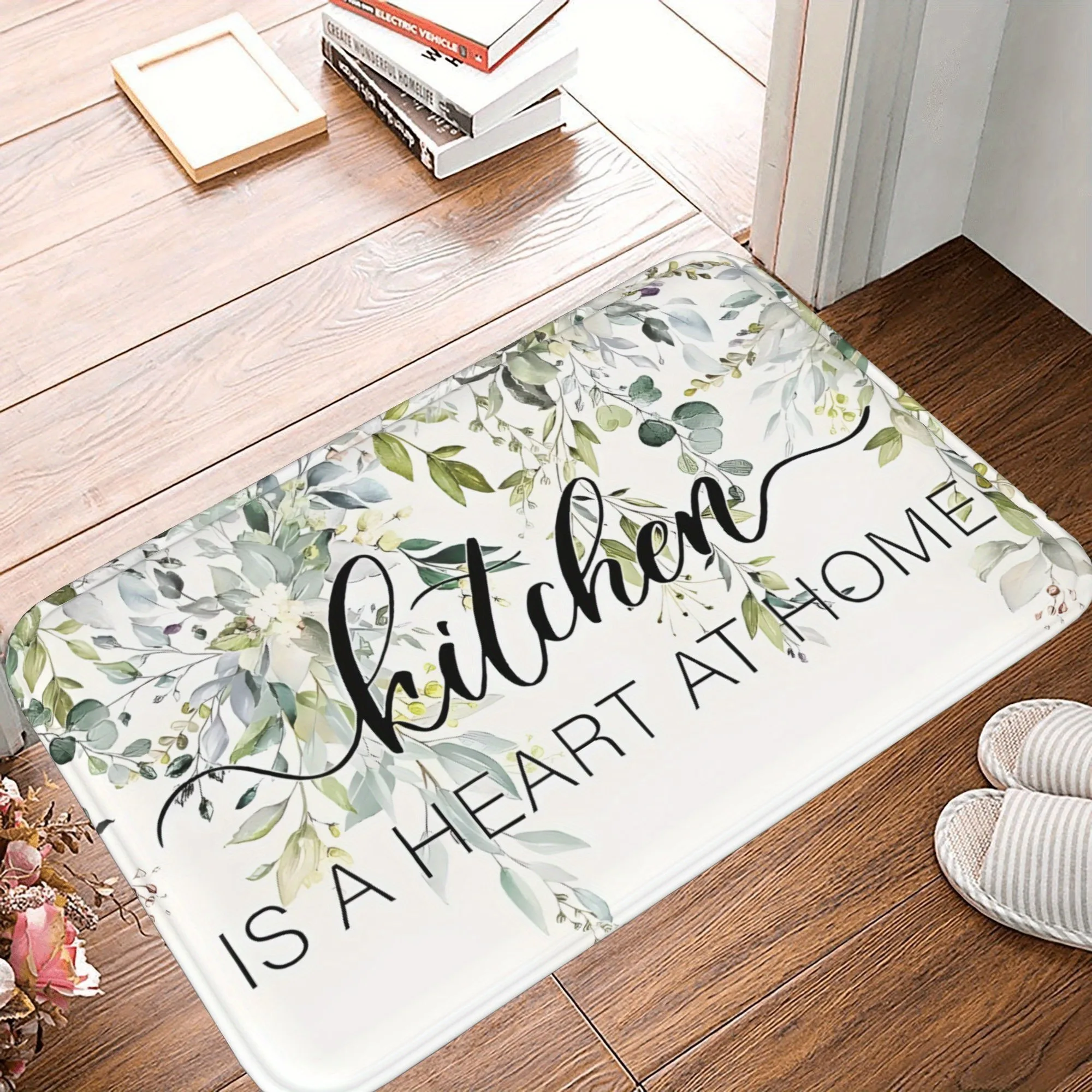 

1PC Kitchen Pattern Kitchen Rug Non-Slip Door Mat Pop design Bathroom Rug Bath Mat Carpet for Home Sink Laundry Decoreeree