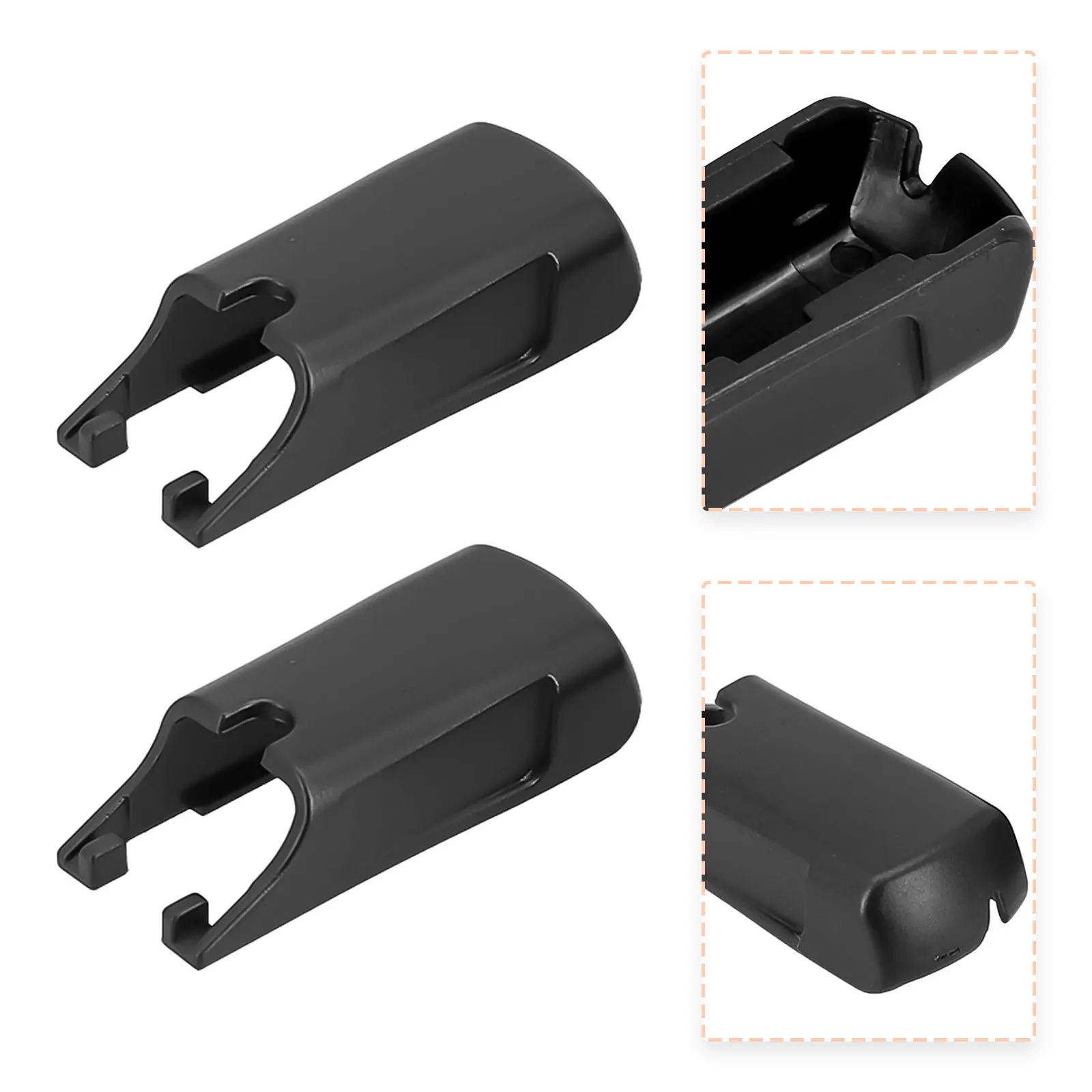 Fitting Cap Clip Wiper Cover Front Wiper Cover 2Pcs Easy To Install Easy To Remove W000050335 For Mercedes-Benz