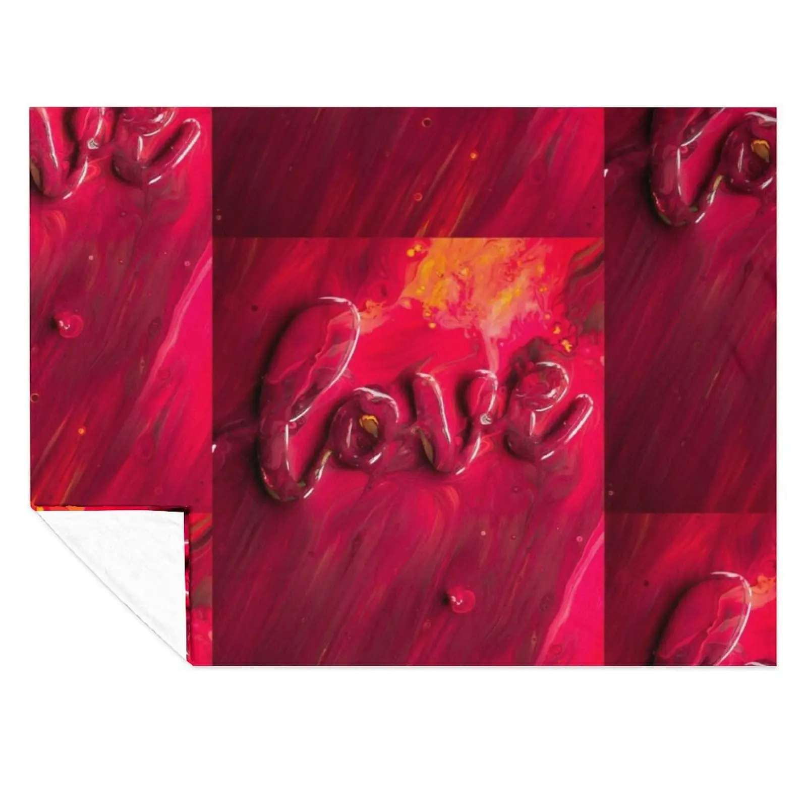 

RED HOT LOVE Throw Blanket cosplay anime wednesday Loose Blankets