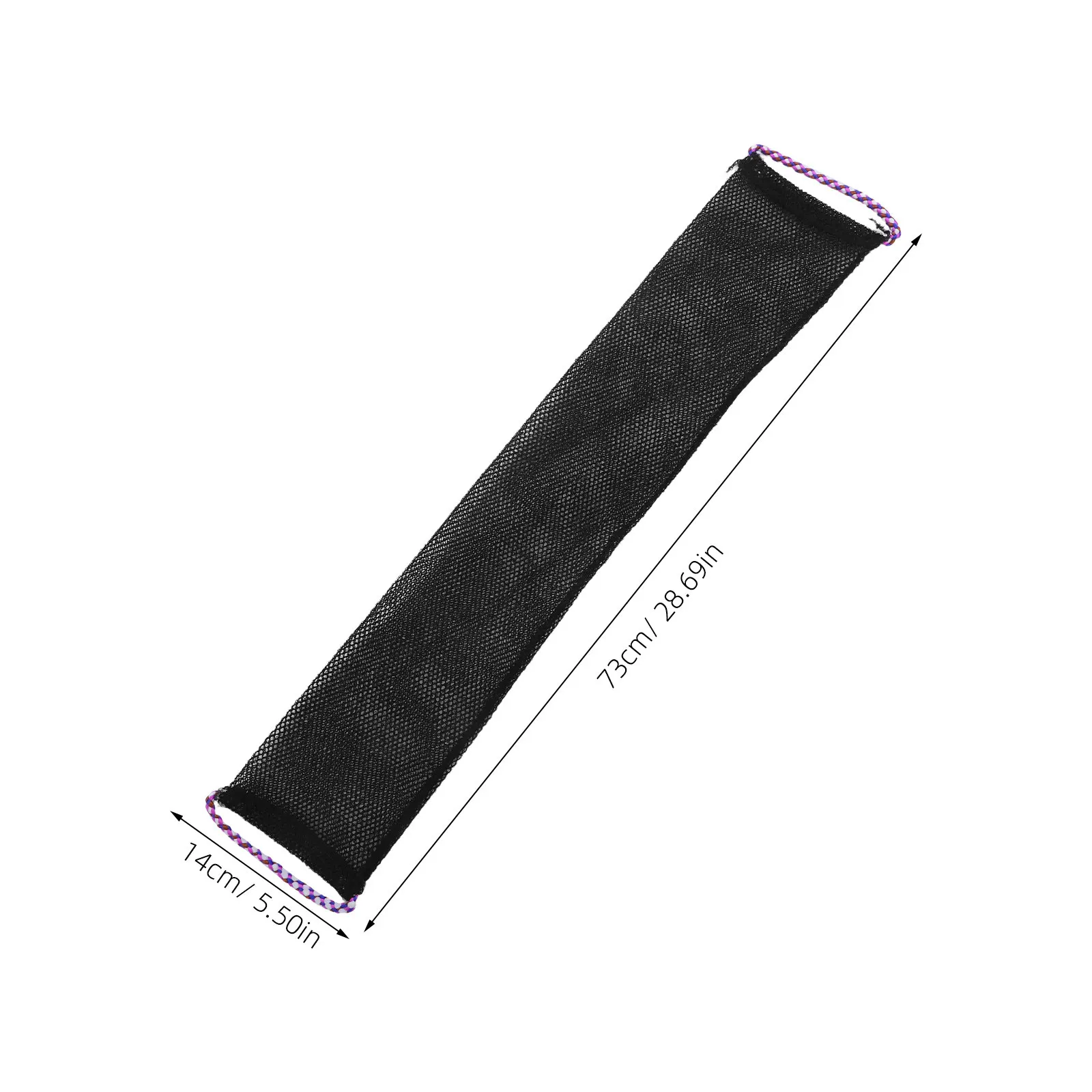 African Scrub Net 3 Pack Nylon Exfoliating Shower Body Scrubber Bath Towel for Men Women Home Travel