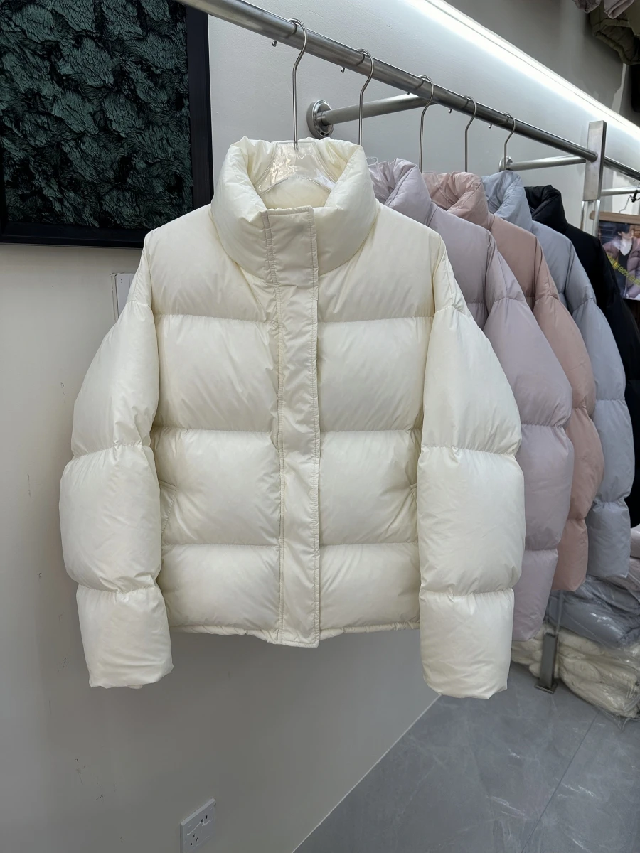 冬の新しい女性のダウンジャケットルーズ通勤 95% ホワイトダックダウンジャケット