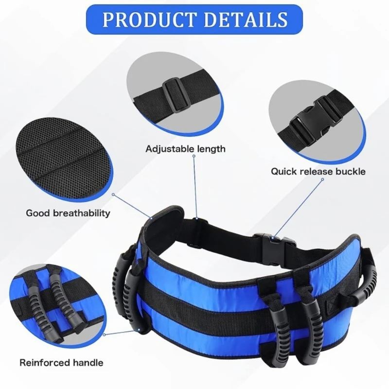 

Multipurpose Transfer Aid Belt Harness Supporting Safe Movement for Older Adults in Hospital Home Environment Easy to Operate