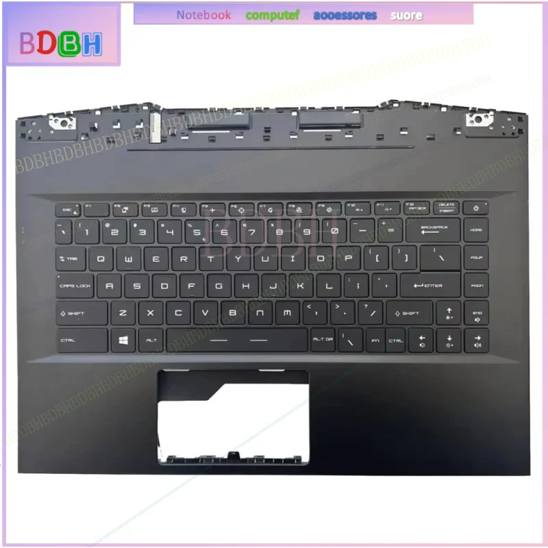 New For GE66 GP66  for MS-1541 1542 1543 Upper Case Palmrest Cover KB Bezel Colorful Keyboard