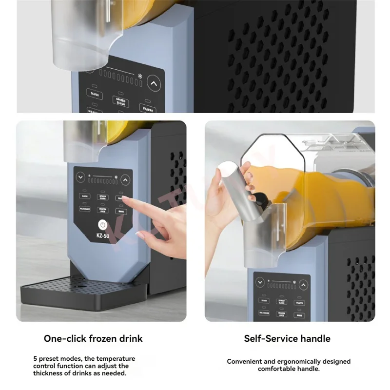 Multi-function Household Small Ice Breaker Full-automatic Desk Type Commercial Large Capacity Ice Breaker&Ice Crusher