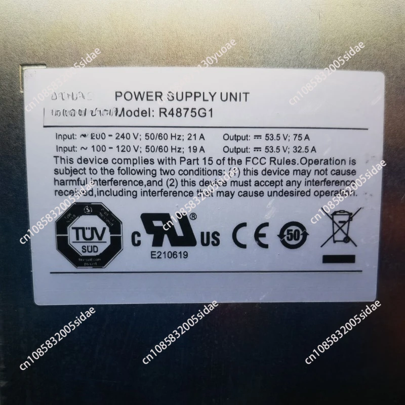 R4875G R4875G1 R4875G5 4000W High Efficiency Rectifier Module 75A for Huawei