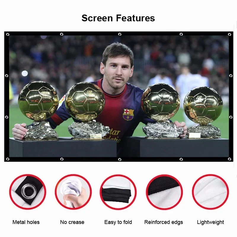 Yovanxer Portable Screen for Projector 84\