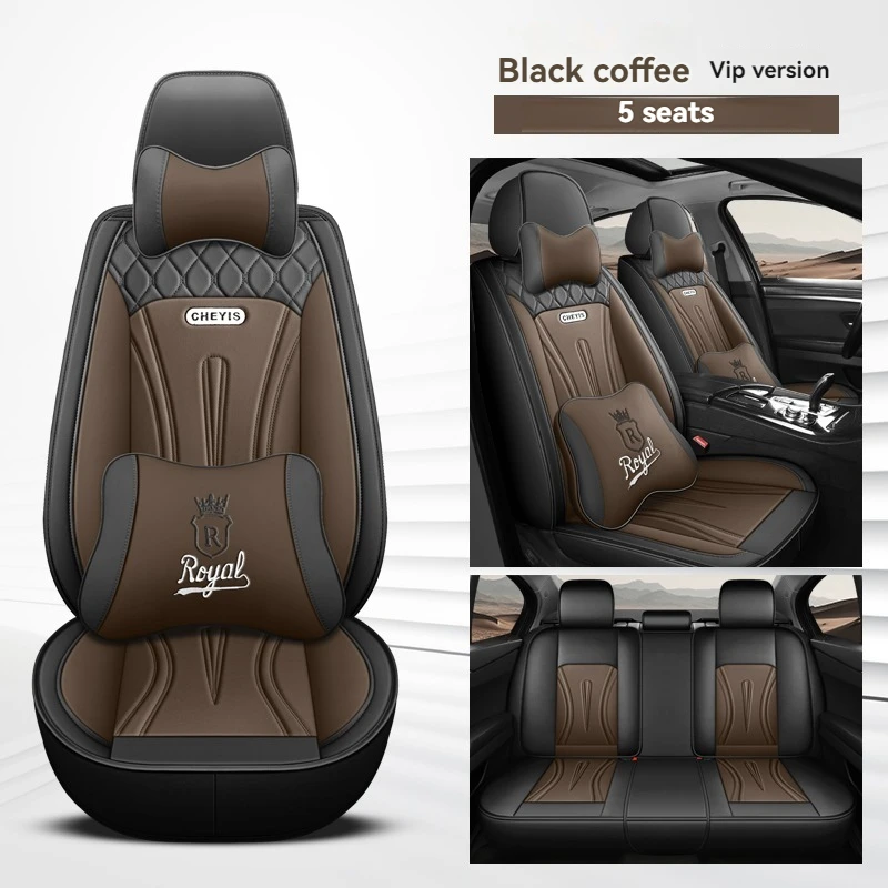 

Universal set Of 5seat Car Leather Seat Covers For JAC Hutu RuifengS2 S3/S7/S4 JAC T8JS4 J5 J6 T5 Car Accessories Protector