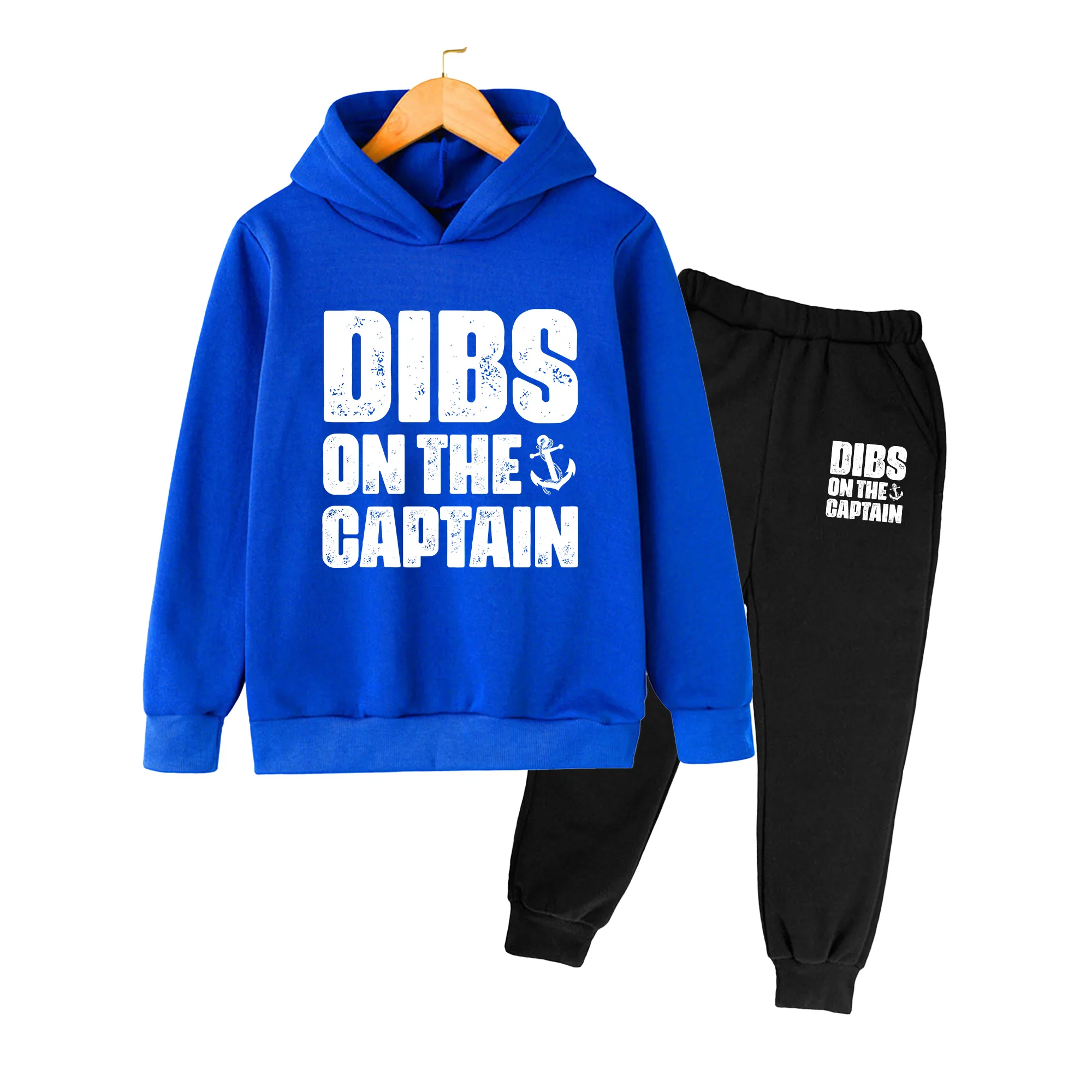 Ensemble sweat à capuche et pantalon pour enfants, tenue à manches longues avec imprimé de dessin animé pour garçons et filles, vêtements décontractés pour tous les jours