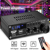 AirAux AS-22 900W Hi-Fi Digital bluetooth Wireless Mini Power Amplifier Car Home Audio Amp Subwoofer Speakers AUX FM MP3