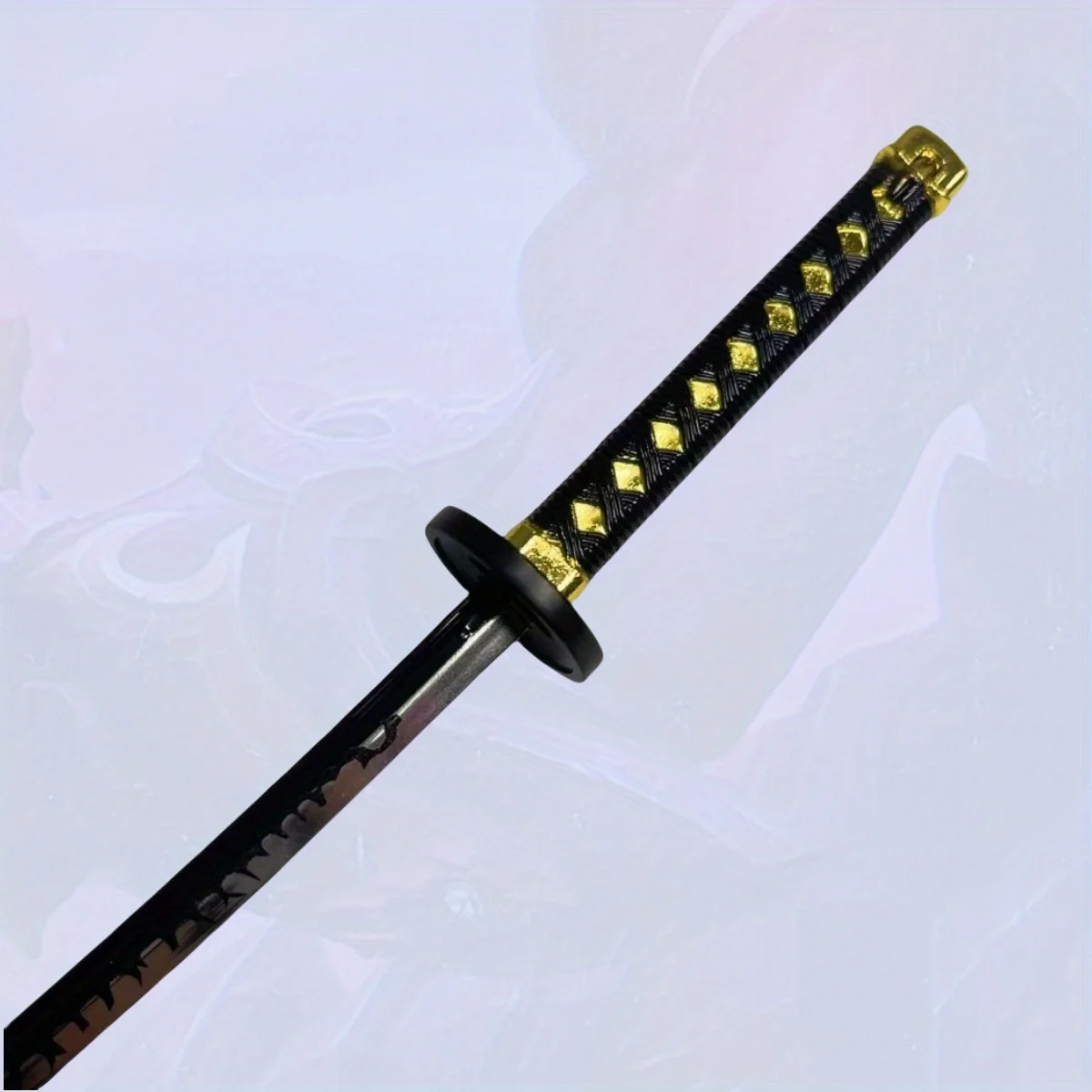 Espada Katana de Metal Rurouni Kenshin de 9,8 pulgadas, sable samurái Original, cuchillo Ninja, sable Katana japonés, accesorios de Cosplay, juguete de utilería