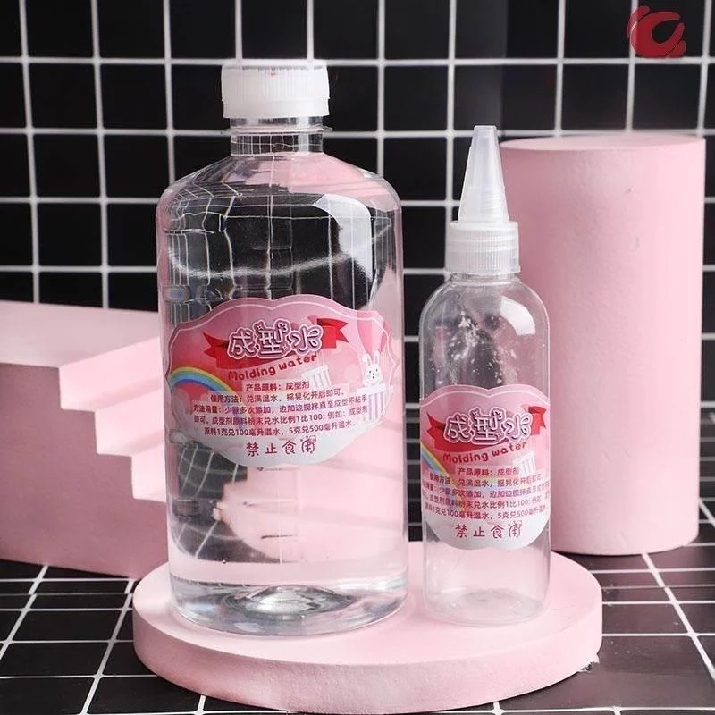 Pegamento de burbujas de limo Hada un agua, arcilla líquida mágica, sustituto de agua de Borax, juego de juguetes para mascotas de mano Anti Sti Universal