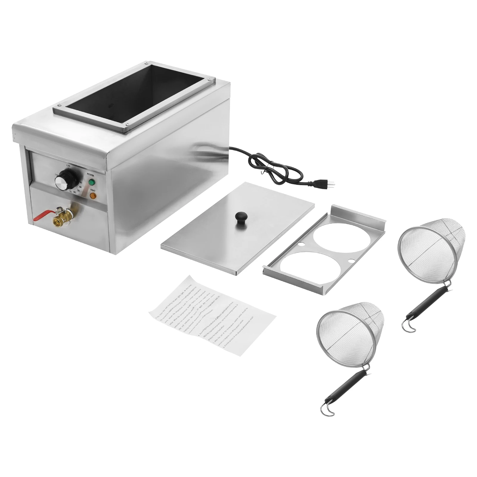 طباخ المعكرونة الكهربائية المعكرونة المرجل 2 حفرة المعكرونة موقد الفولاذ المقاوم للصدأ التجارية المعكرونة ماكينة طهي سطح الطاولة 2000 واط