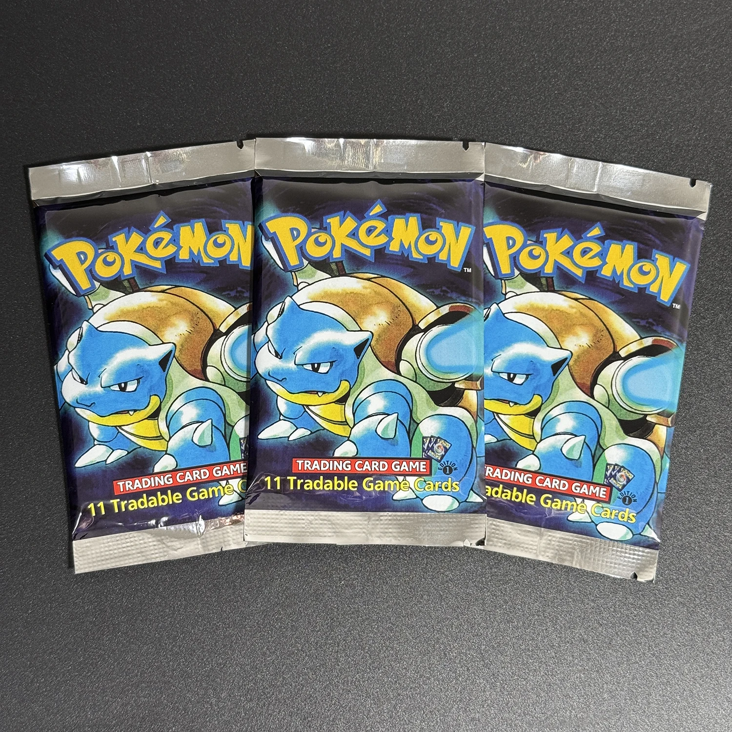 1ST Edition Basisset 1999 Booster Pack TCG Basisset Onbeperkte gamekaarten Pokemon Charizard Blastoise Venusaur TCG Collectible - afbeelding 1