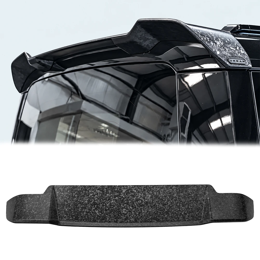 For Land Rover Defender Octa L663 Urban style Choppes Carbon Fibre roof rear spoiler ，Paste Tail Wing