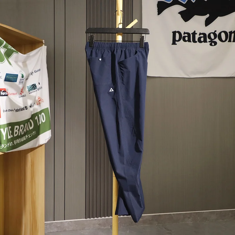 

High-End Italian Men's Summer Outdoor Water-Resistant Casual Pants 3D Tailoring American Sle Knife-ape Pants