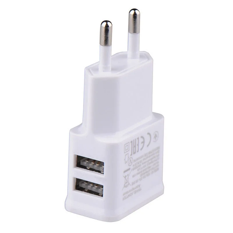 Dual USB Stecker Netzteil Ladegerät 5V Universal Telefon Schnelle Lade Adapter UNS EU Stecker Reise Tragbare Power Adapter für Telefon