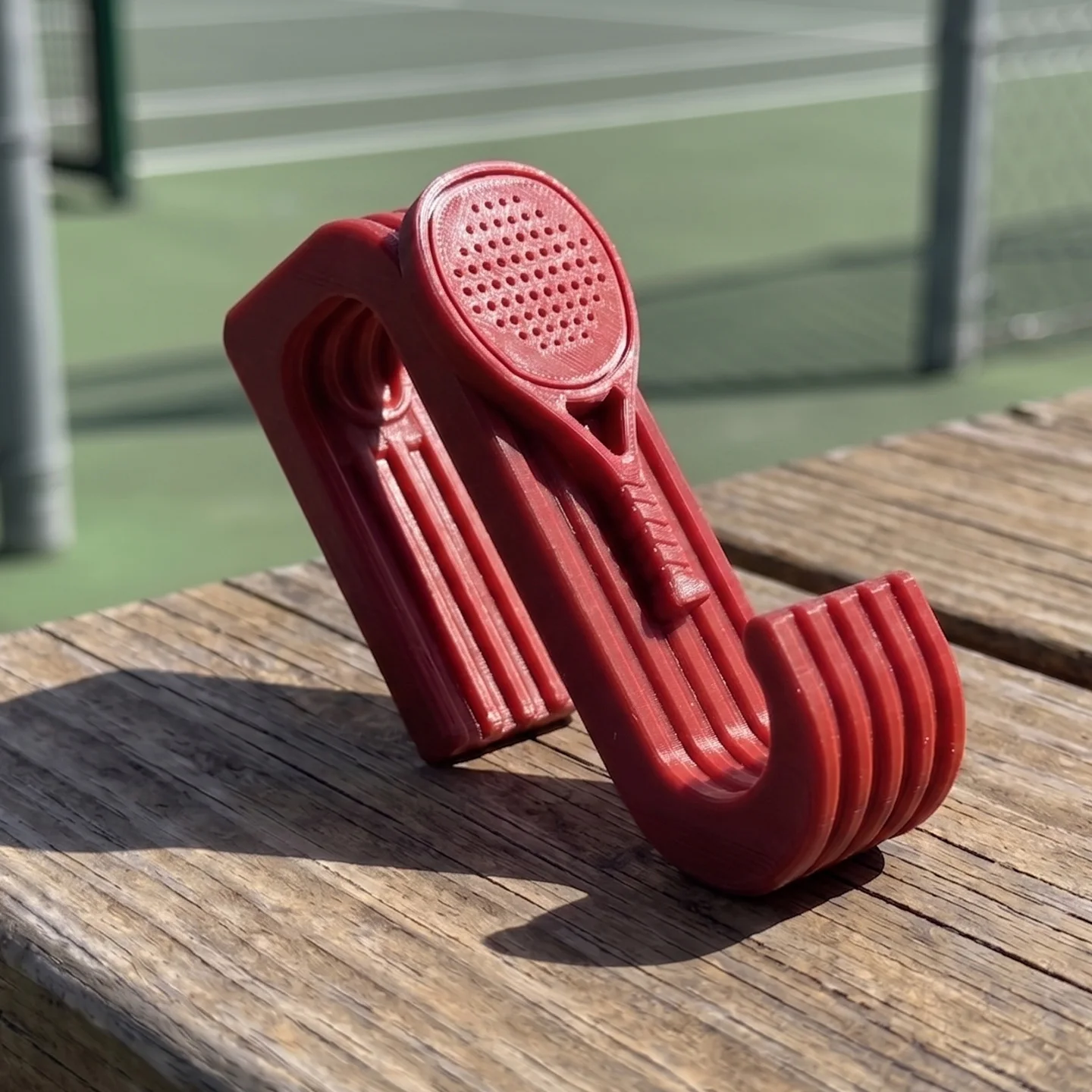 Robuster Tennisplatz-Zaunhaken, Starker Maschendrahtzaun-Taschenhalter für Sportausrüstung, in Mehreren Farben Erhältlich – Detail 7