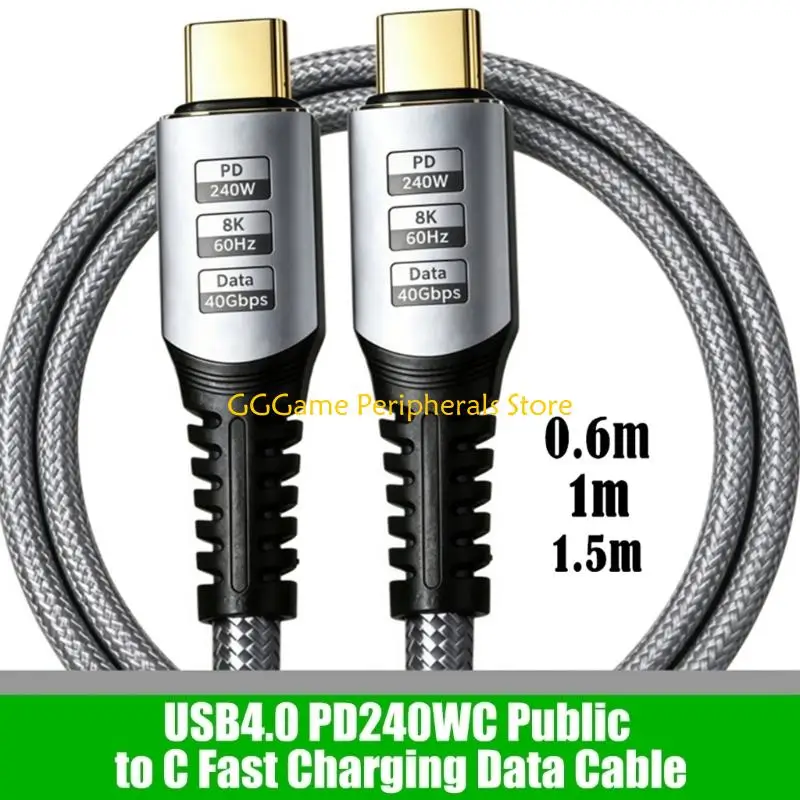 U55B Type C To C Data Cable 240W Enables Fast Charging And 40Gbps  Efficient Transfer