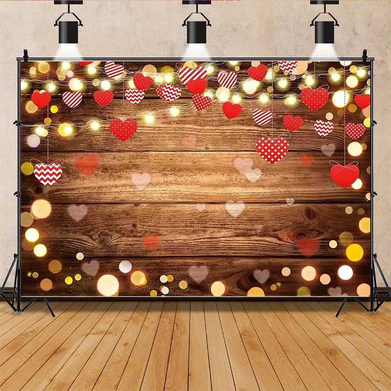 

SHENGYONGBAO Valentine's Day Photography Backdrops Props Lover Rose Flower Wall Wedding Store Front Dream Photo Background AL-13