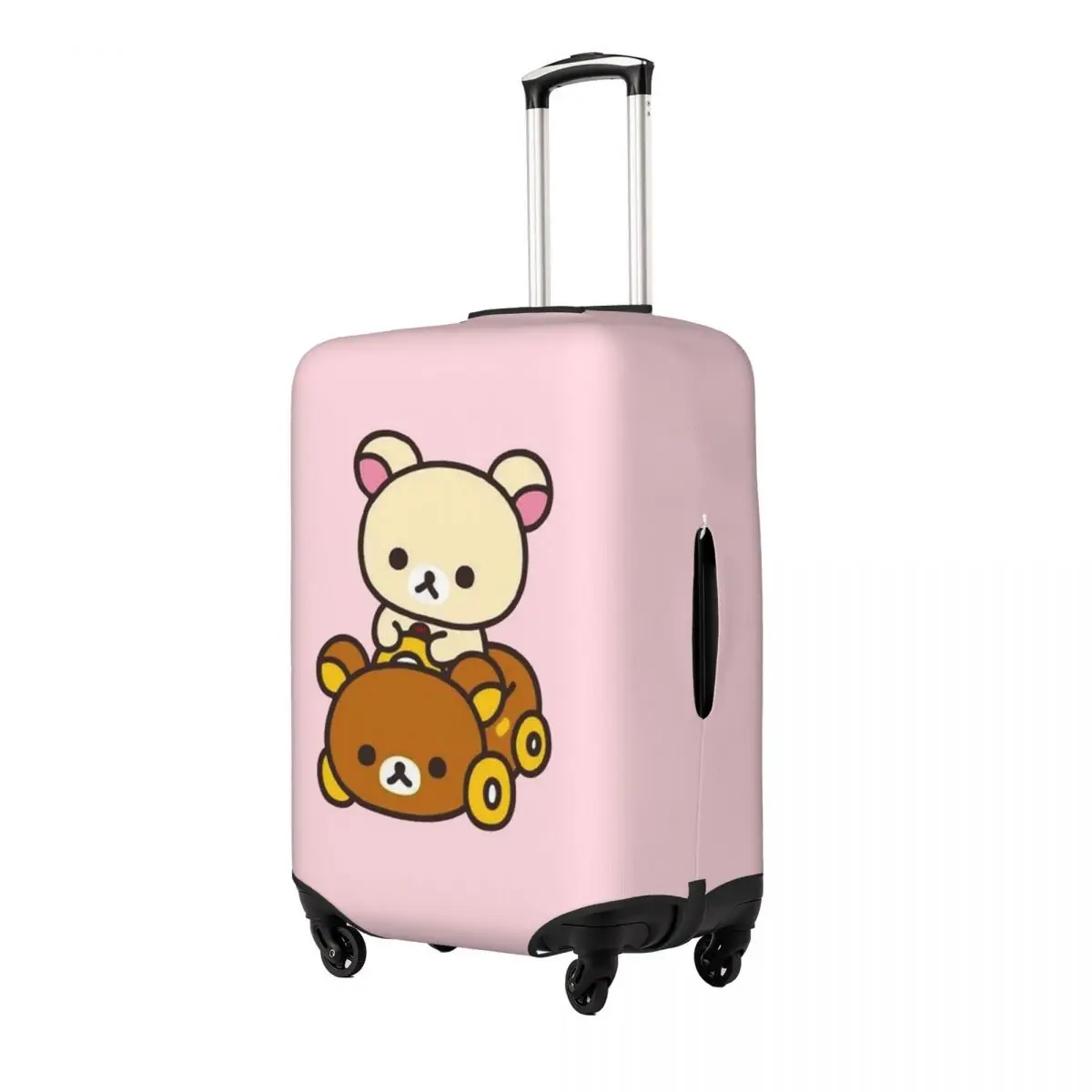 

Korilakkuma Driving A Rilakkuma Car Suitcase Cover Protection Elastic Travel Luggage Protector Covers for 18-32 Inch