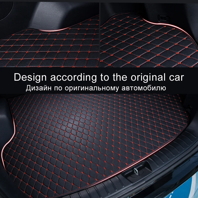 Car Trunk Mat For Changan-Ford Focus MK2 2004-2006 2007 2008 2009 2010 2011 Cargo Liner Carpet Interior Parts Accessories Cover