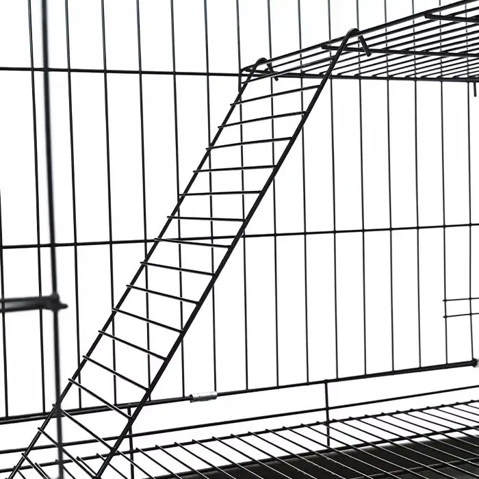 Custom Luxury Five-Layer Foldable Cat Villa Cage Breathable Metal Nest Climbing Frame Button Plastic Tray High Quality Export Ca