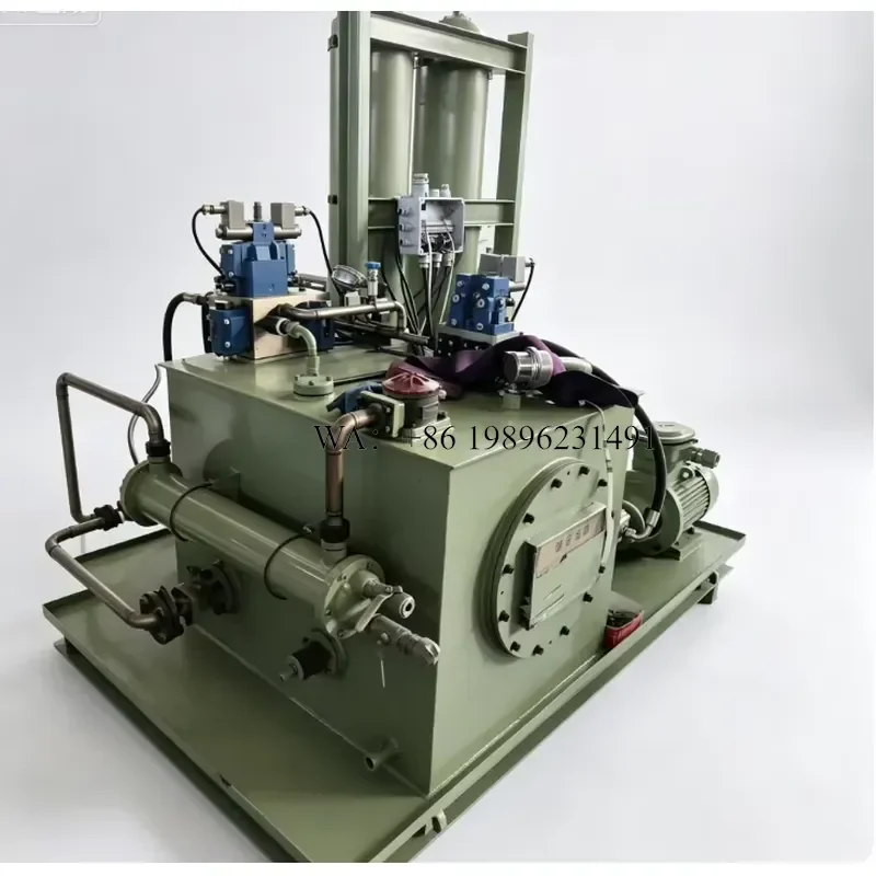 Wmwmnu Custom Hydraulic Power Pack System Integrated Station with Manifold Valve Oil Tank and Cylinder for Industrial Use