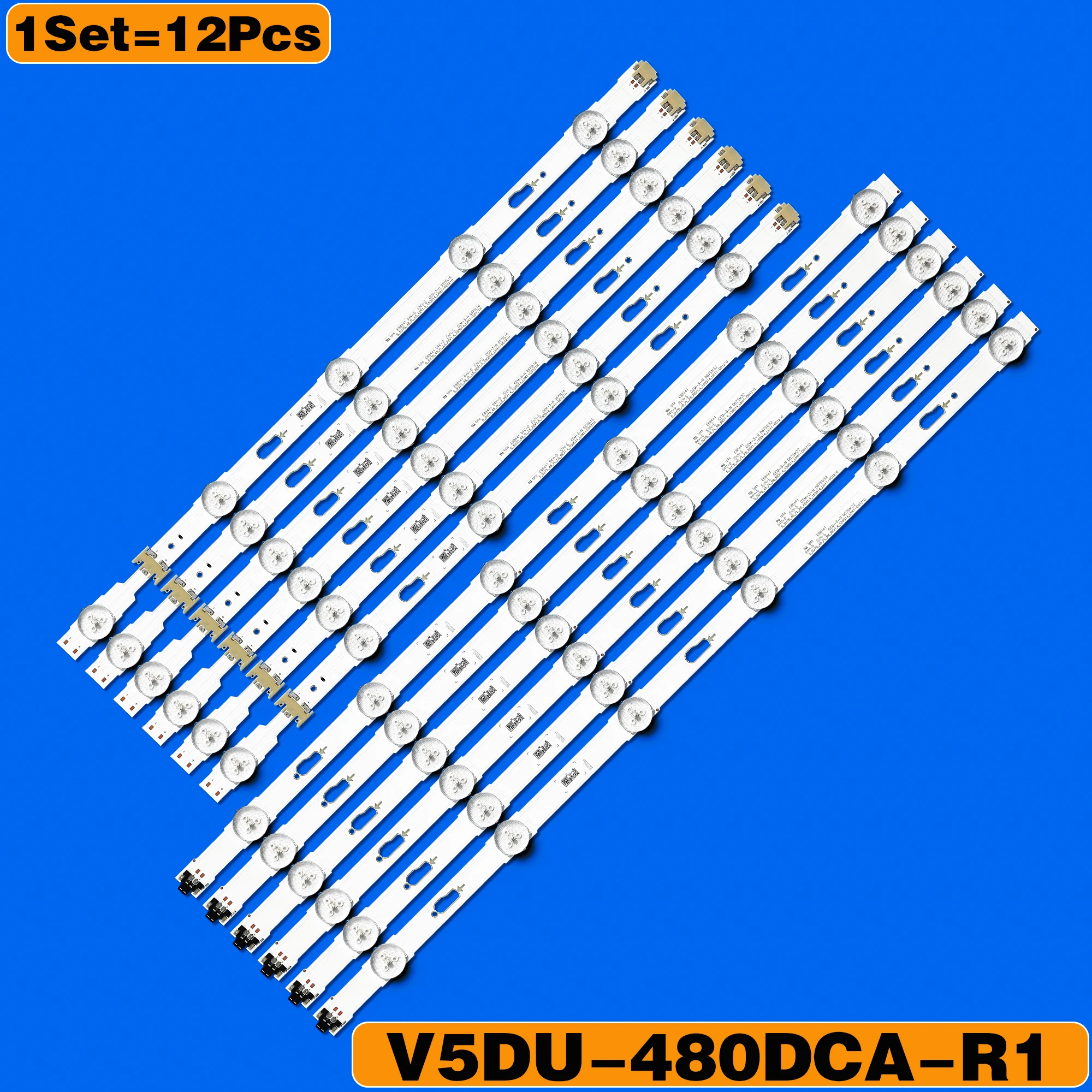 LED backlight strip for S_5U75_48_FL L5 R6 BN96-34793A 34794A UE48JU6000 UE48JU6400K UE48JU6450 V5DU-480DCA-R1 V5DU-480DCB-R1