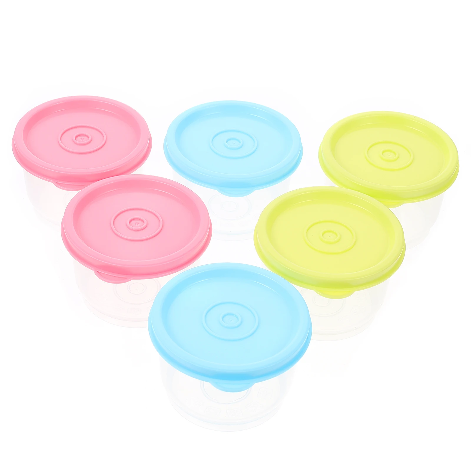 

6pcs Infant Food Storage Boxes Mini Plastic Fresh Container for Snacks Fruits Vegetables Portable Crisper Case for Baby