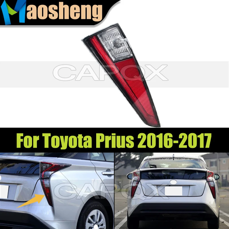 

Задний бампер автомобиля, задний фонарь для Toyota Prius 2016-2017, стоп-сигнал, задние фонари 8158147021 8158147020