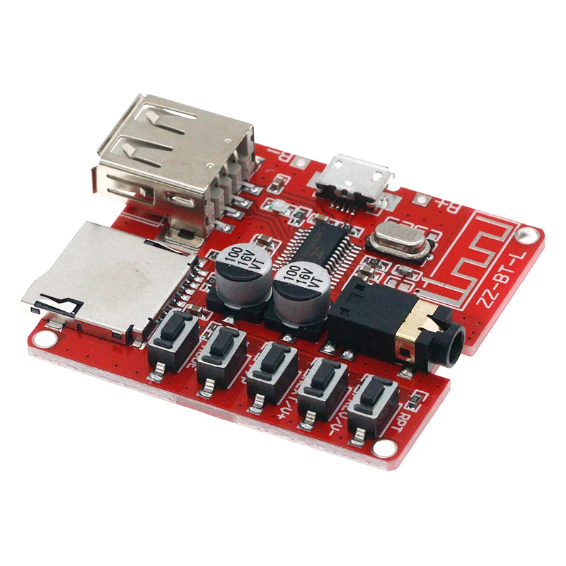 Bluetooth MP3 Modul Decoding Papan Penerima Audio Amplifier Speaker Mobil Lossless Modifikasi Bluetooth 4.1 Sirkuit DIY