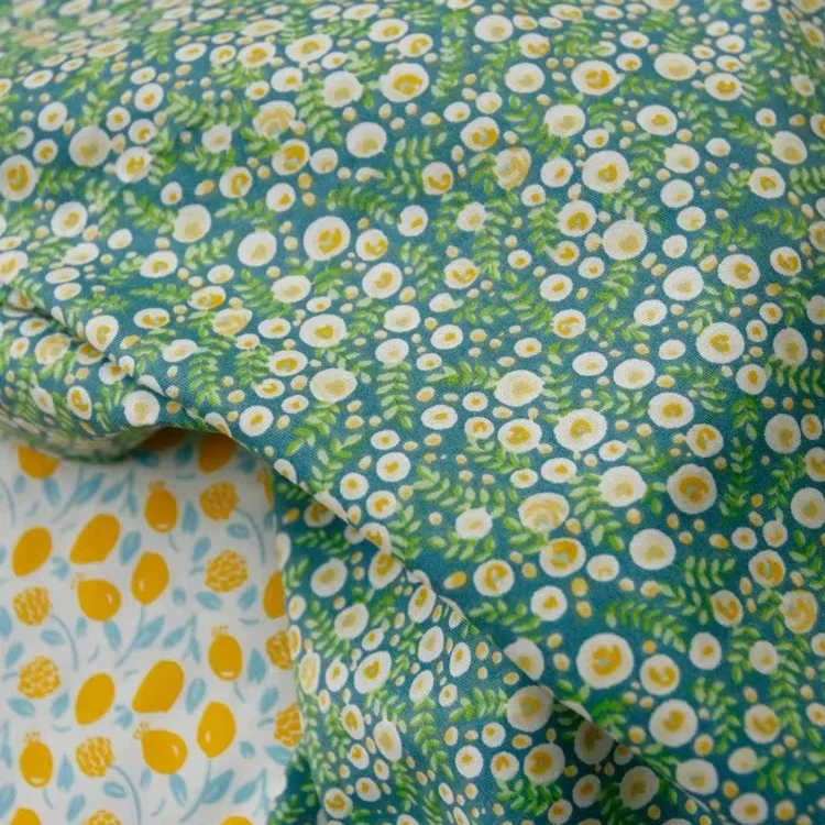 Mini Fruit Floral Bunny Cotton Twill Fabric