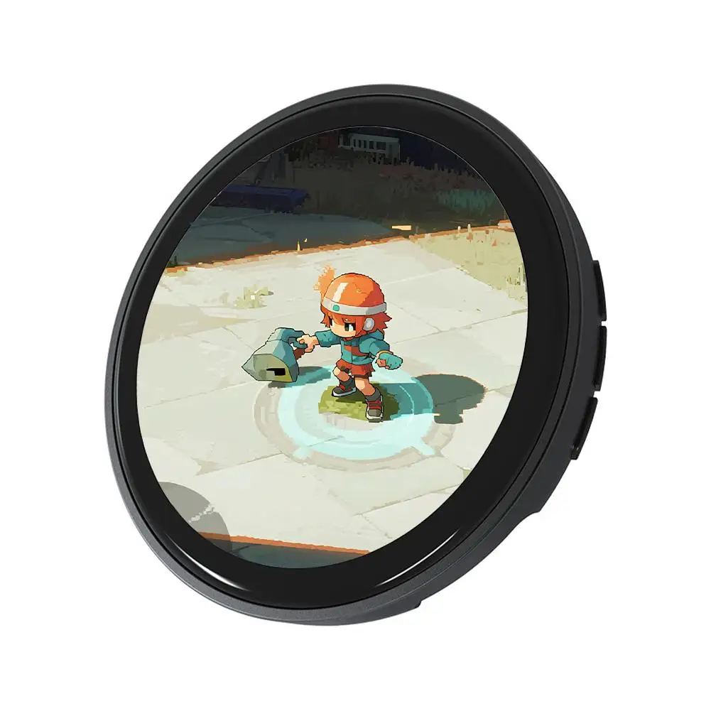 Anime E-Abzeichen-Anzeigepin 1,7 Zoll Touchscreen LED-Taste Touchscreen-Fotorahmen mit Videowiedergabe Dropshipping