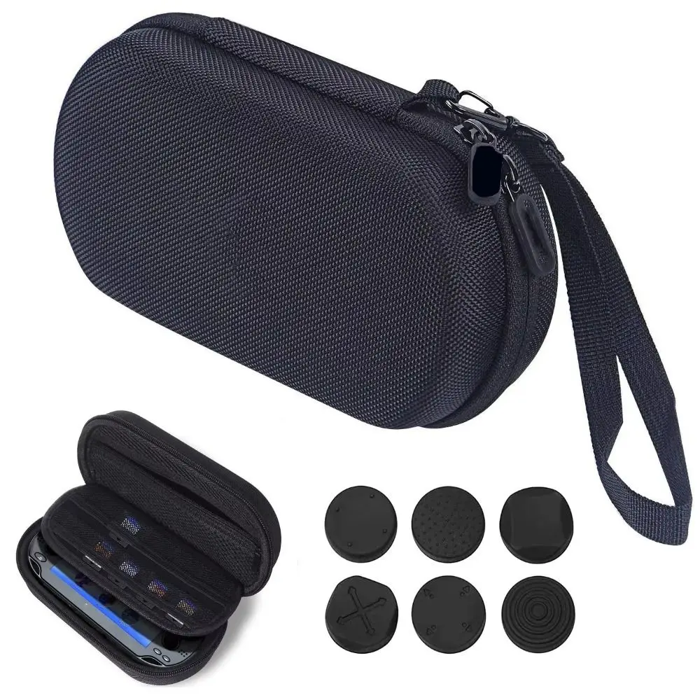 

2024 Hard Shell Organizer Case Shockproof Waterproof Storage Bag Portable Dustproof Storage Box for PS Vita 1000/PSV 2000